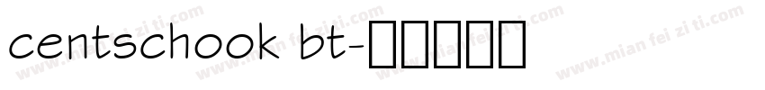 centschook bt字体转换